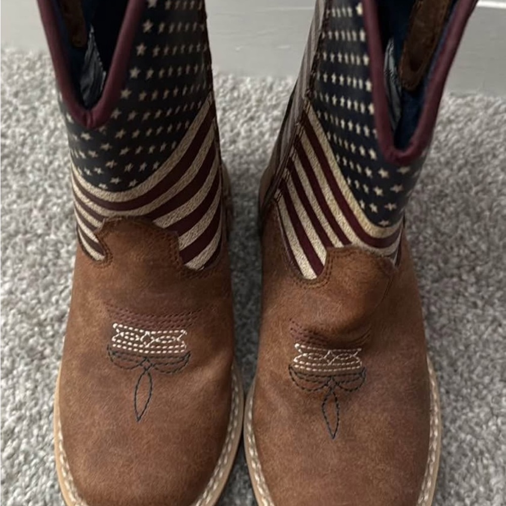 Twister Kids Boots - Brown and Blue